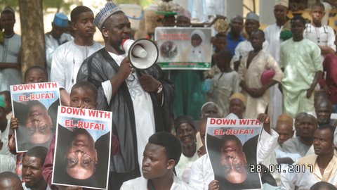 protest in kano against sheikh zakzaky detention 